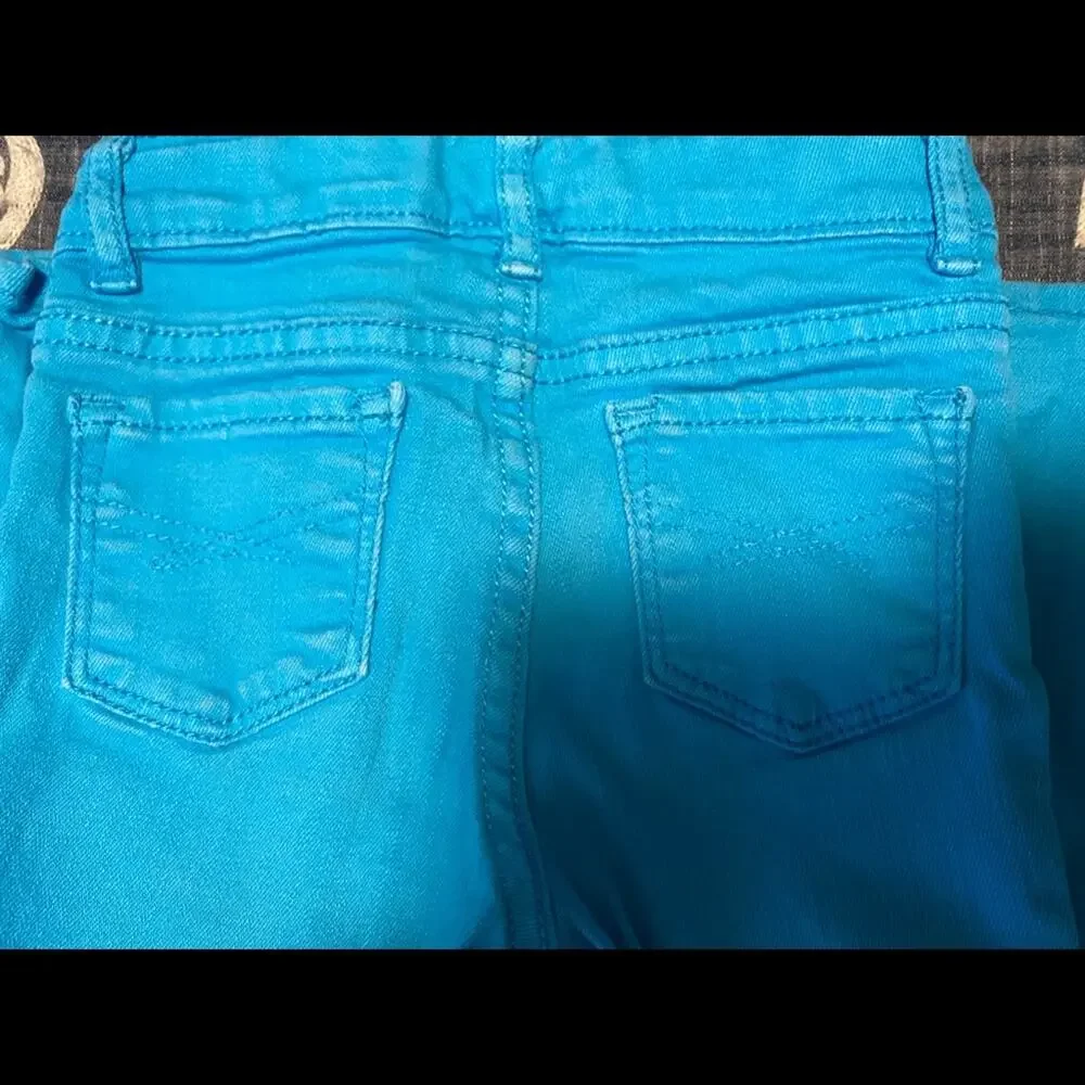Baby Gap Mini Skinny Bright Blue Jeans 3yrs old